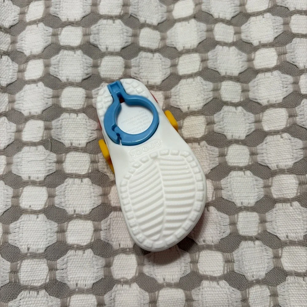 2024 McDonald's Crocs Happy Meal Toy Red Mini Clog Keychain Collectible